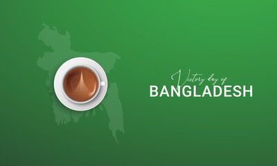 December 16, Happy Victory Day of Bangladesh. 3D illustration
