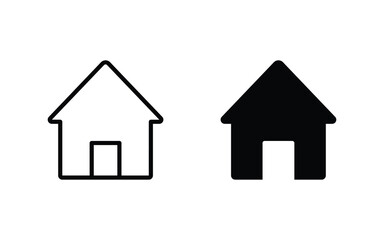 Home icon set. house icon, Web home icon vector illustration