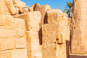 Ancient temple complex of Karnak.