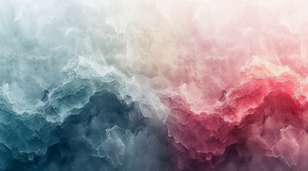 Soft gradient abstract in pastel pink and blue colors with a delicate texture,ai generated