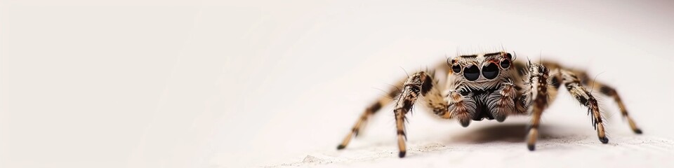 spider on a light background.