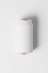 Retro style ridged can mockups featuring aluminum cans with ridges on top of the can
