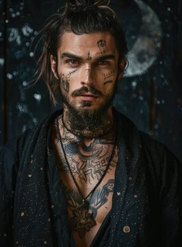Personal expression: tattoo in a man, symbol of individuality, unique identity and creative self-expression, body art and personal style, embracing diversity and authenticity
