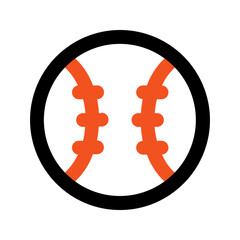 baseball line icon