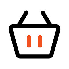 basket line icon