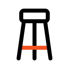 chair line icon