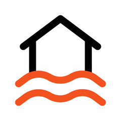 flood line icon