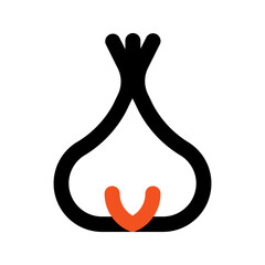 onion line icon