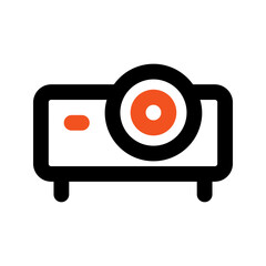 projector line icon
