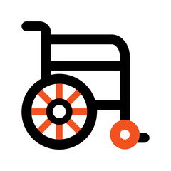 wheelchair line icon