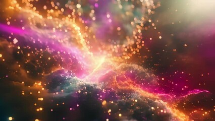 The atmosphere crackles with an intense and kinetic energy as pulsating waves of light and sound pulse through the air in a mesmerizing display.