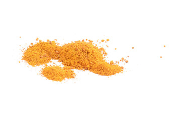 Turmeric powder on transparent png