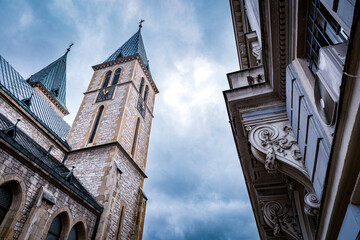 The Sacred Heart Cathedral is a Catholic church in Sarajevo, Bosnia and Herzegovina