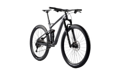 A mountain bike showcasing its design and features. on White or PNG Transparent Background.