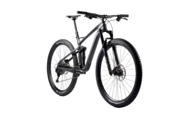 A mountain bike showcasing its design and features. on White or PNG Transparent Background.