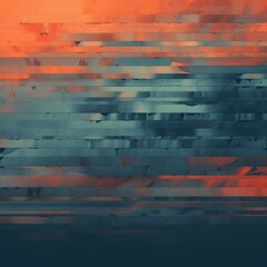 4K Digital grainy gradient with a grey orange colorful soft noise effect