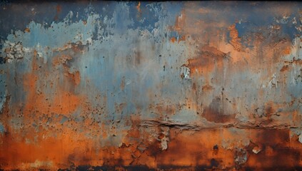 a background with rust from the rusty metal