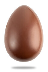 Easter chocolate egg isolated