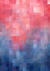 abstract red and blue squares on the background