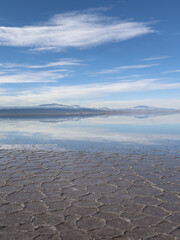 Salinas Grandes (great salt flats) near Purmamarca, Jujuy Province, Argentina