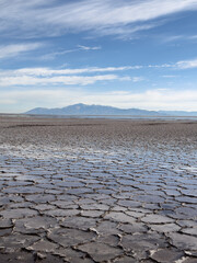Salinas Grandes (great salt flats) near Jujuy Argentina