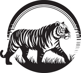 Best Tiger Head vector, Silhouette, illustration. 