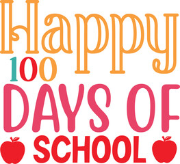 happy 100 days of school