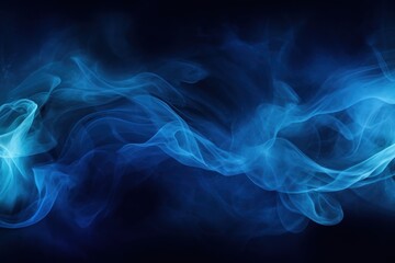 Shiny smoke. Glitter fluid. Ink water. Magic mist. Blue color particles texture paint vapor storm