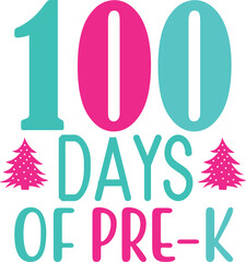 100 days of pre-k