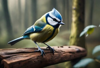 Obraz premium blue jay on a branch