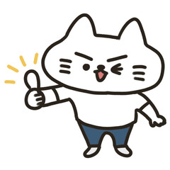 いいねするネコ