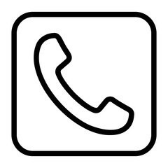 phone outline icon