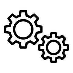 setting outline icon
