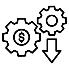Value Engineering  Icon Element For Design