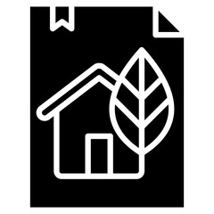 Green Building Certification  Icon Element For Design