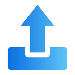 upload gradient icon