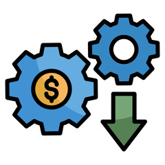 Value Engineering  Icon Element For Design