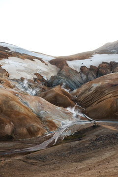 Geothermal landscape at Kerlingarfj&Atilde;&para;ll in Iceland