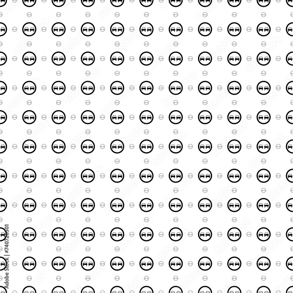 Poster square seamless background pattern from geometric shapes are different sizes and opacity. the patter