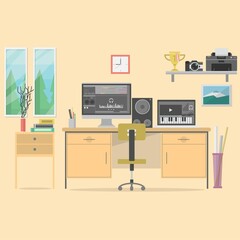 Office Background Design 4