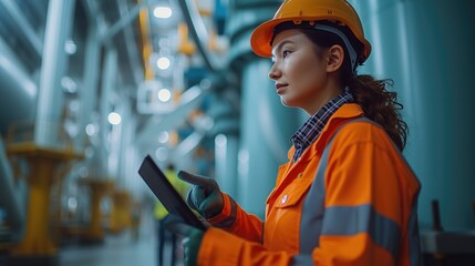 Training and Education: The engineer uses the tablet to access training materials and educational resources related to wind turbine maintenance and operation. They review technical manuals.