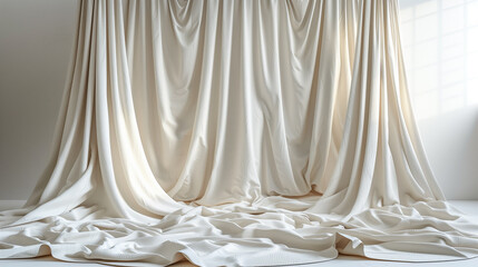 Presentation background with white sheets