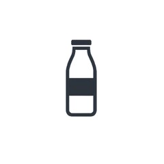 Milk bottle icon