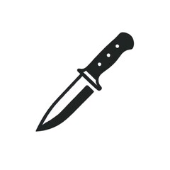 knife on a white background