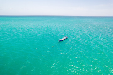 Aerial Drone View of Liman Beach Semau Island, East Nusa Tenggara, Indonesia