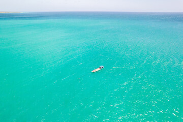 Aerial Drone View of Liman Beach Semau Island, East Nusa Tenggara, Indonesia