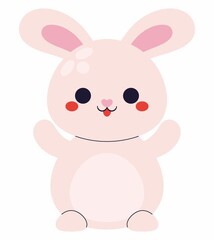 Obraz na płótnie Canvas Cute Bunny Design