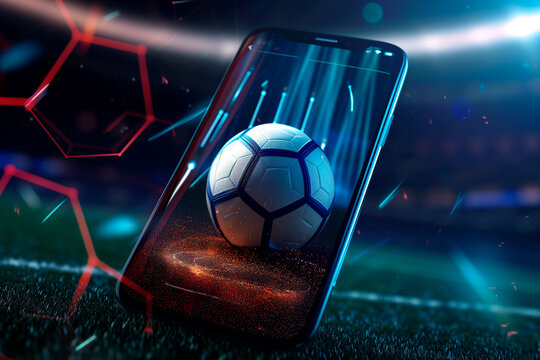 Background for sports mobile app 