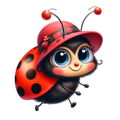 Obraz premium ladybug on white background