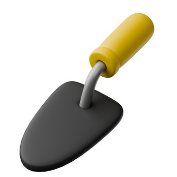 recommend clip art: Trowel 3d illustration
